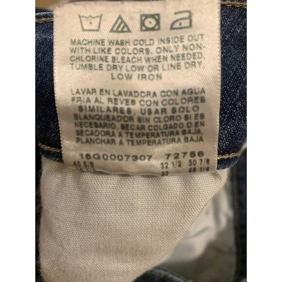 Riders by Lee Women's Size 18 Mid Rise Bootcut Jeans Blue Dark Wash Denim - Picture 6 of 6